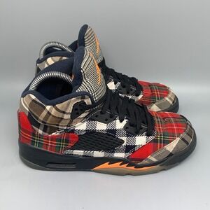 Jordan 5 Retro SE Plaid Multicolored Basketball Shoes FD4814-008 Women's Sz 6.5